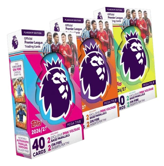 Premier League 2026/2027 Cartas Coleccionables Mega Tin