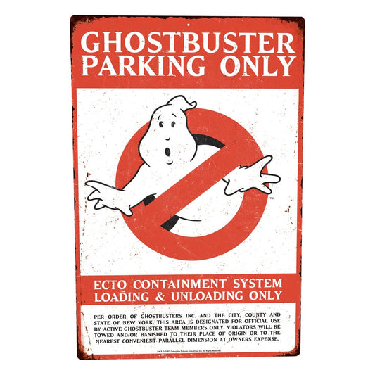 Ghostbusters cartel de metal Parking - Z POP Toys