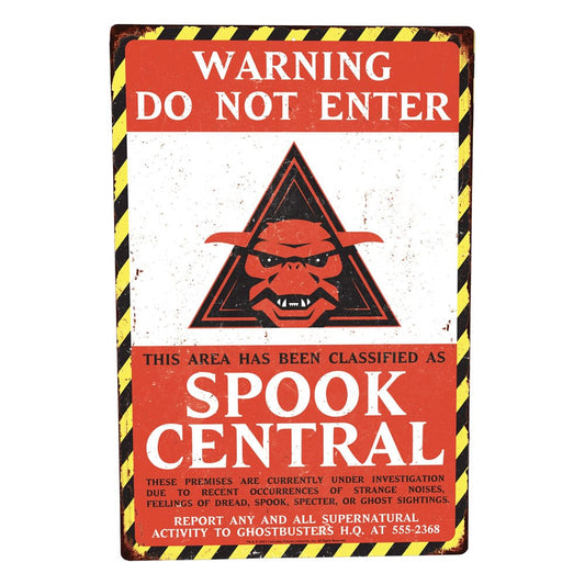 Ghostbusters cartel de metal Spook Central - Z POP Toys