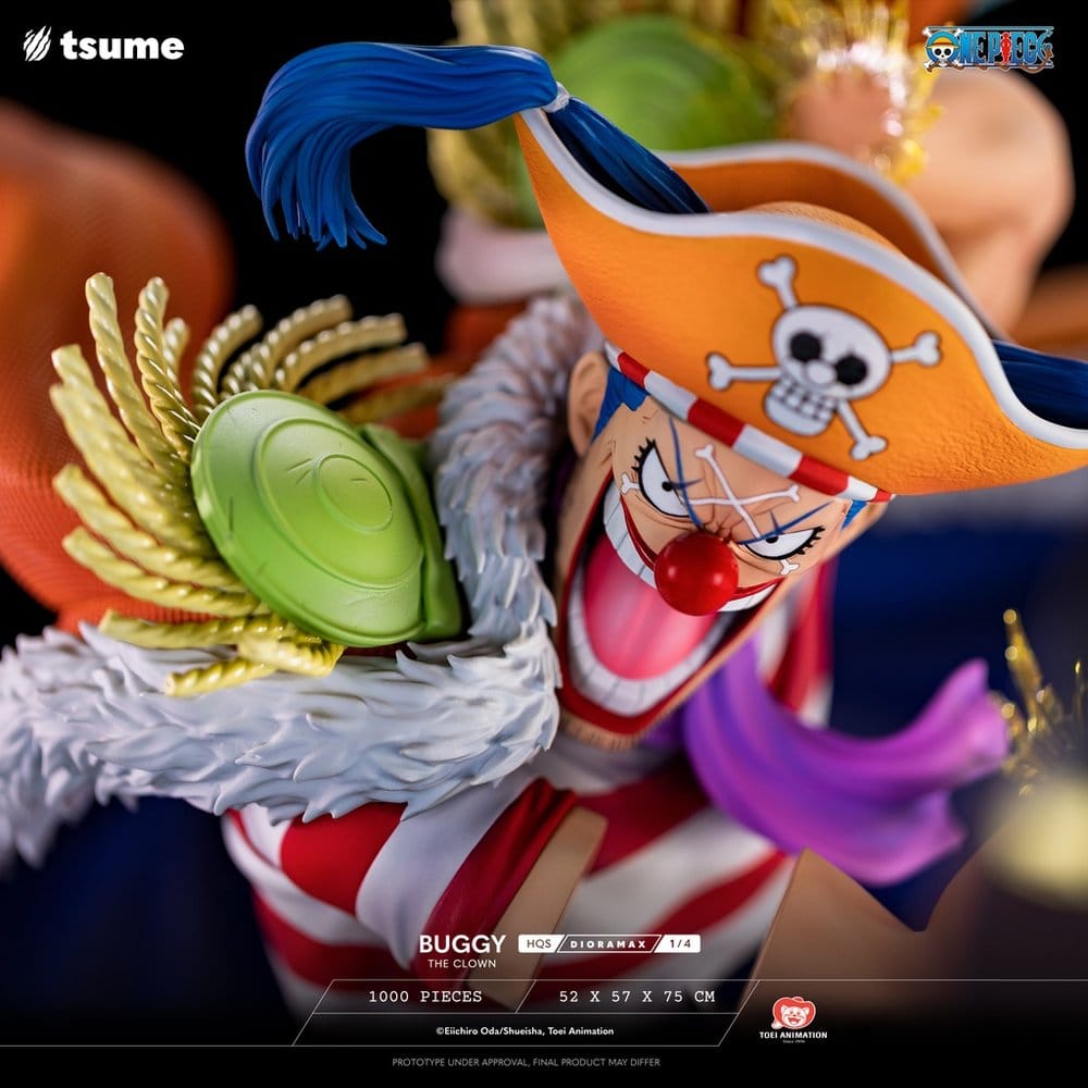 One Piece Figura 1/4 HQS Dioramax Buggy the Clown