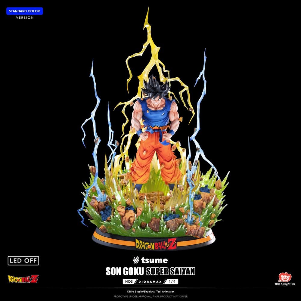 Dragon Ball Z Figura 1/4 HQS Dioramax Son Goku Super Saiyan 51 cm