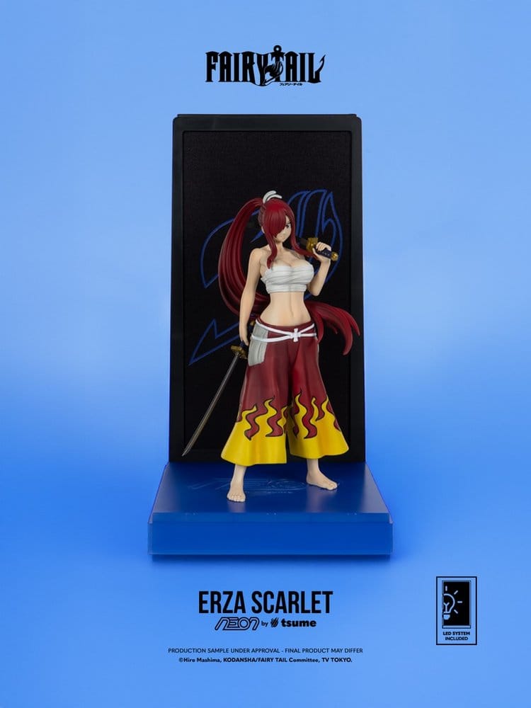 Fairy Tail Neon Figura 1/9 Erza Scarlet 25 cm