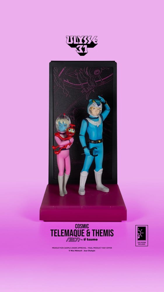 Ulysse 31 Neon Figura 1/9 Telemachus & Themis Cosmic Version 20 cm