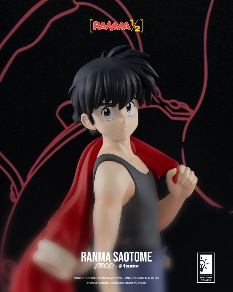 Ranma Figura 1/9 Neon Ranma Saotome Boy 20 cm