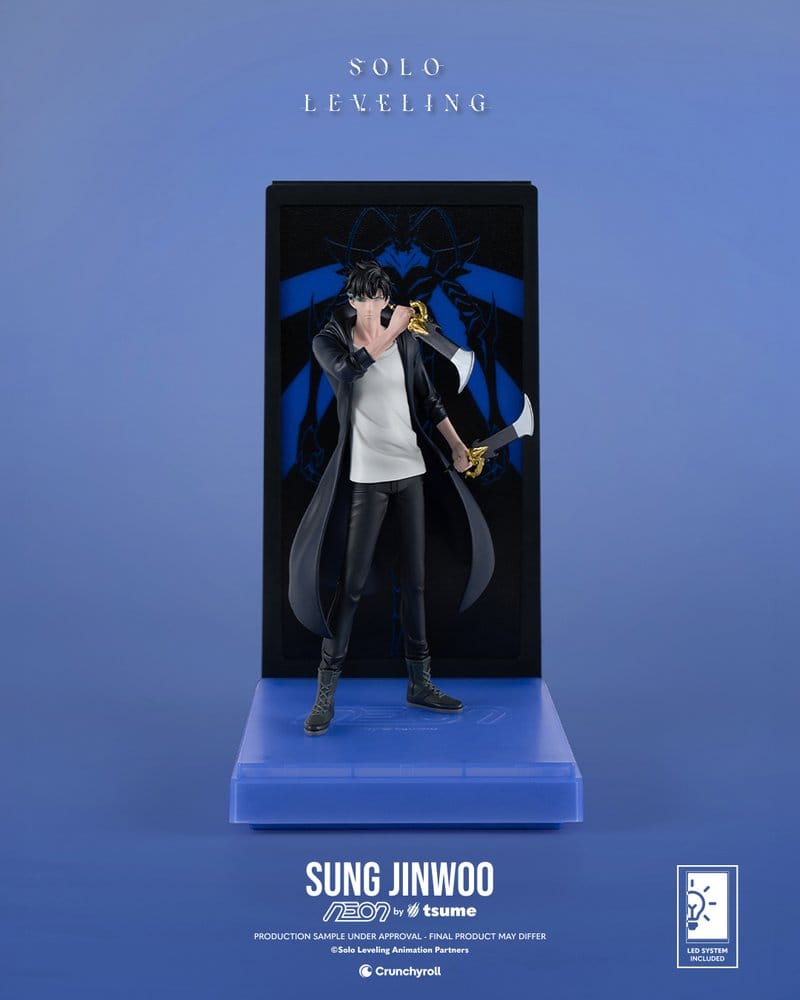 Solo Leveling Figura Neon 1/9 Sung Jinwoo 20 cm