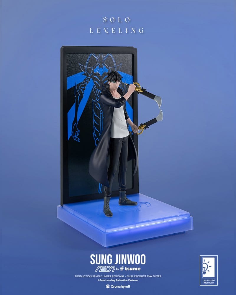 Solo Leveling Figura Neon 1/9 Sung Jinwoo 20 cm