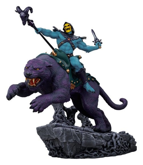 Masters of the Universe 1/4 Estatua Skeletor & Panthor 81 cm