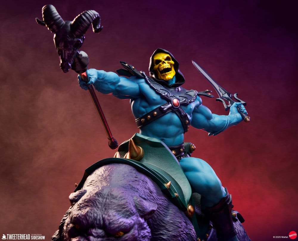 Masters of the Universe 1/4 Estatua Skeletor & Panthor 81 cm