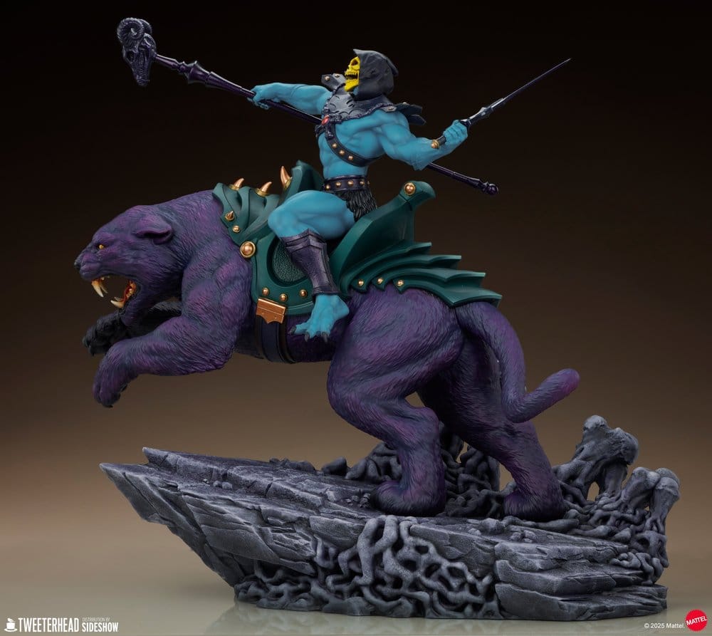 Masters of the Universe 1/4 Estatua Skeletor & Panthor 81 cm