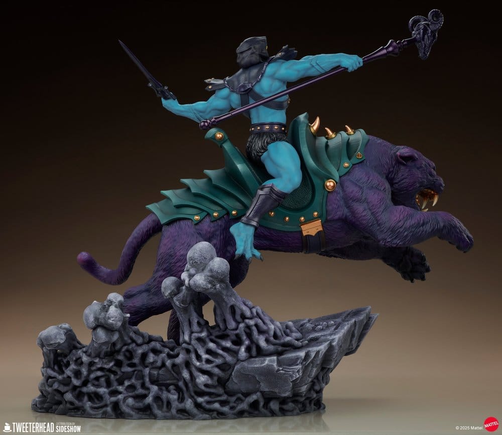 Masters of the Universe 1/4 Estatua Skeletor & Panthor 81 cm