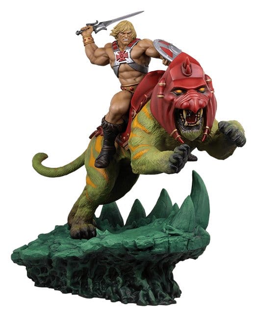 Masters of the Universe 1/4 Estatua He-Man & Battle Cat 76 cm