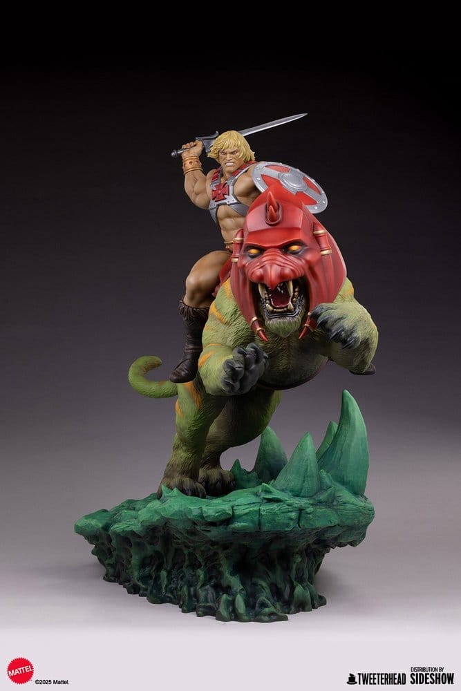 Masters of the Universe 1/4 Estatua He-Man & Battle Cat 76 cm