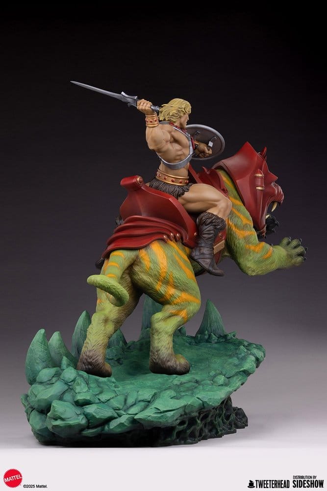 Masters of the Universe 1/4 Estatua He-Man & Battle Cat 76 cm