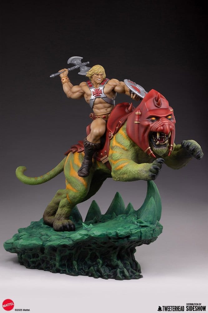 Masters of the Universe 1/4 Estatua He-Man & Battle Cat 76 cm