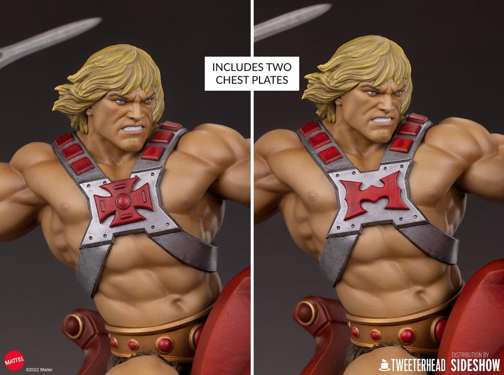 Masters of the Universe 1/4 Estatua He-Man & Battle Cat 76 cm