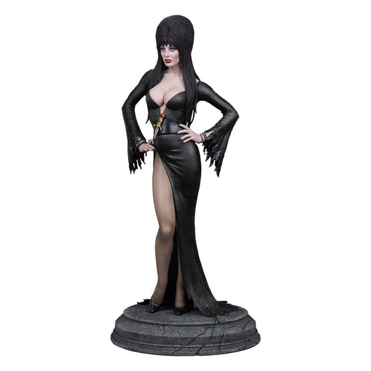 Elvira: Mistress of the Dark Estatua 1/4 Elvira (Black Glitter Dress) 48 cm - Z POP Toys