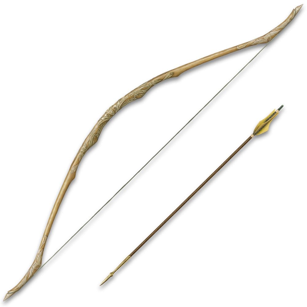 El Señor de los Anillos Réplica 1/1 Arco Lothlorien de Legolas con flecha 97 cm