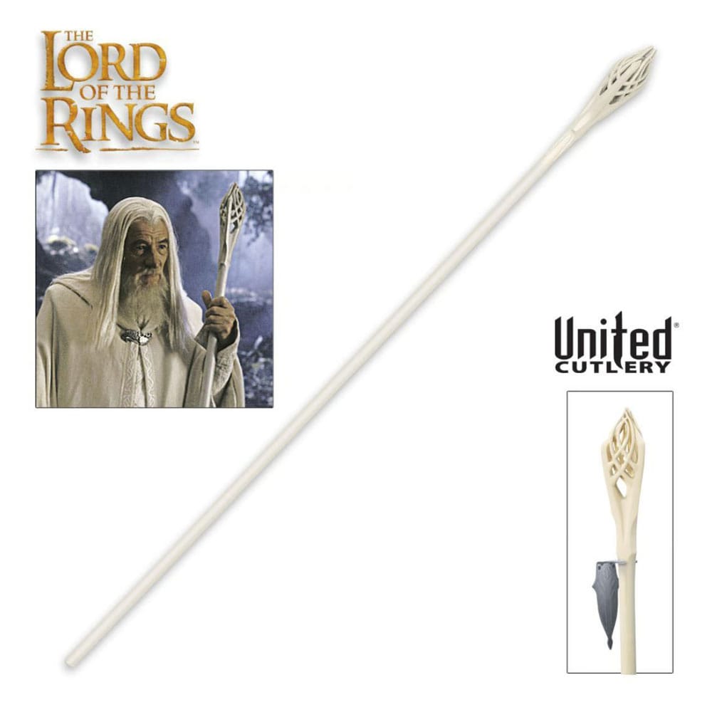 El Señor de los Anillos Réplica 1/1 Staff of Gandalf the White 185 cm - Z POP Toys