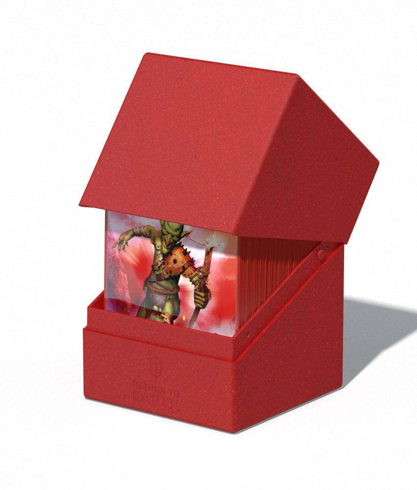 Ultimate Guard Return To Earth Boulder Deck Case 100+ Tamaño Estándar Rojo