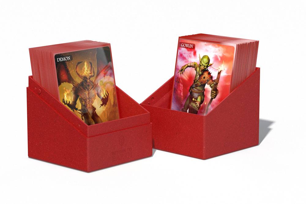 Ultimate Guard Return To Earth Boulder Deck Case 100+ Tamaño Estándar Rojo