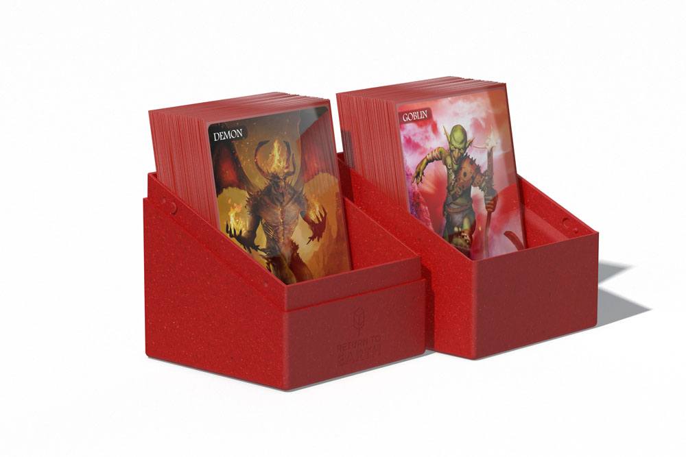 Ultimate Guard Return To Earth Boulder Deck Case 100+ Tamaño Estándar Rojo