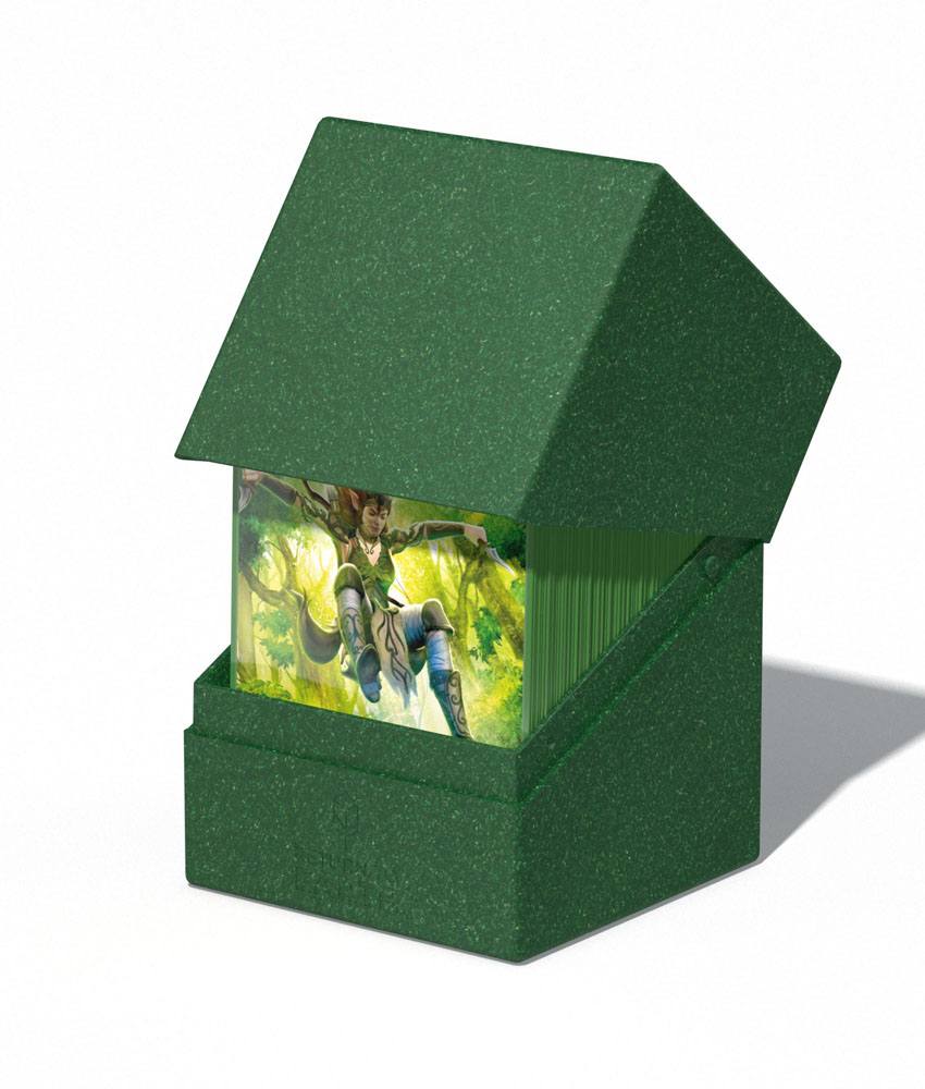 Ultimate Guard Return To Earth Boulder Deck Case 100+ Tamaño Estándar Verde