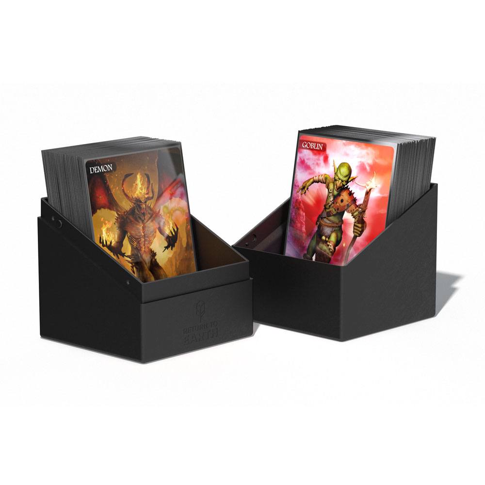 Ultimate Guard Return To Earth Boulder Deck Case 100+ Tamaño Estándar Negro