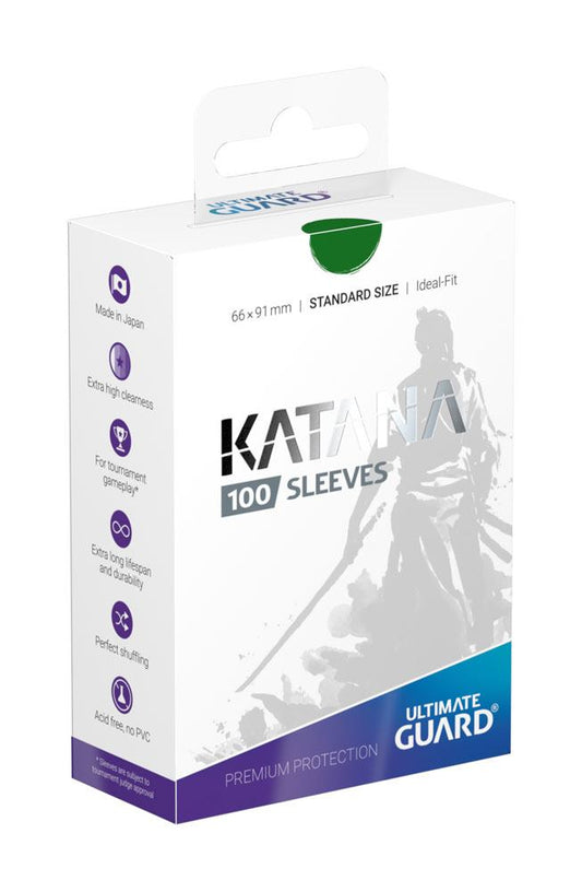 Ultimate Guard Katana Sleeves Tamaño Estándar Verde (100)