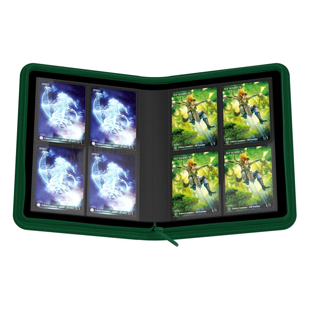 Ultimate Guard Zipfolio 160 - 8-Pocket XenoSkin Verde