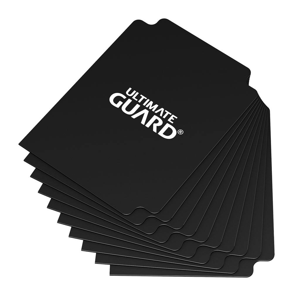 Ultimate Guard Card Dividers Tarjetas Separadoras para Cartas Tamaño Estándar Negro (10)