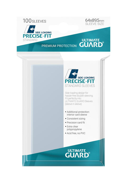 Ultimate Guard Precise-Fit Sleeves Side-Loading Fundas Tamaño Estándar Transparente (100)