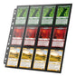 Ultimate Guard 24-Pocket QuadRow Pages Side-Loading Negro (10)