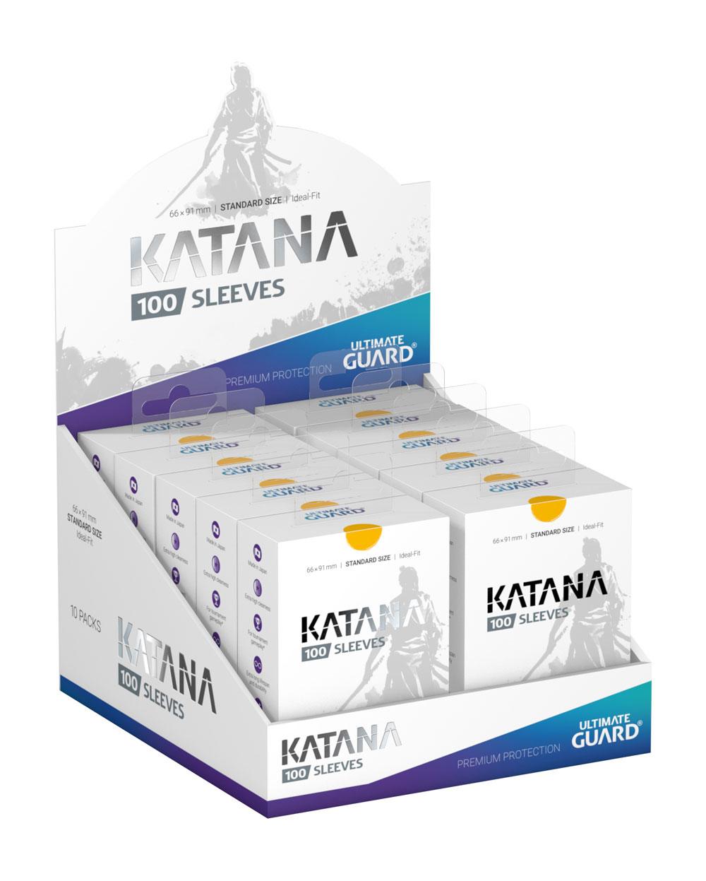 Ultimate Guard Katana Sleeves Tamaño Estándar Amarillo (100)