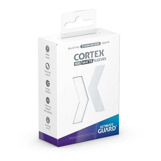 Ultimate Guard Cortex Sleeves Tamaño Estándar Blanco Mate (100)