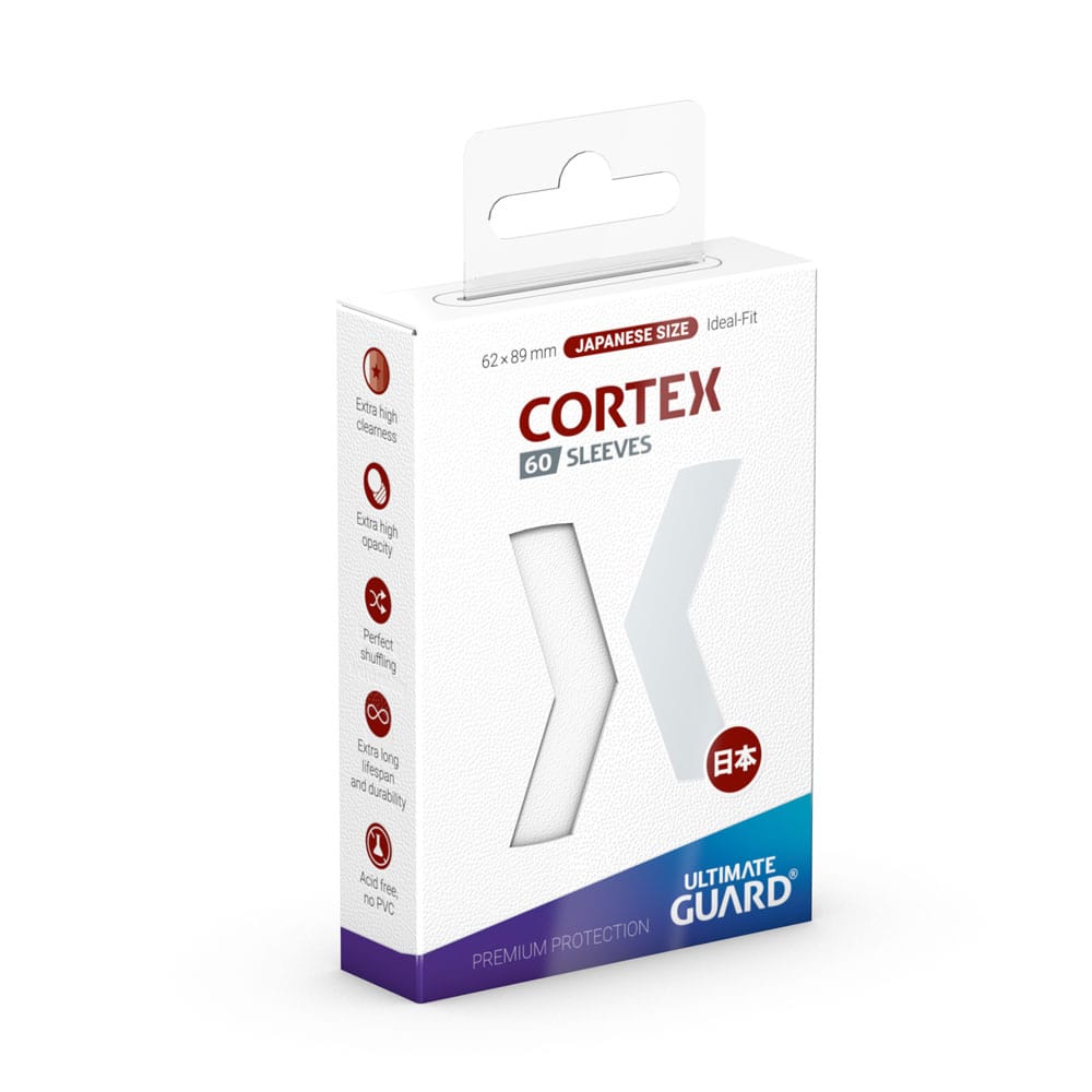 Ultimate Guard Cortex Sleeves Tamaño Japonés Blanco (60)