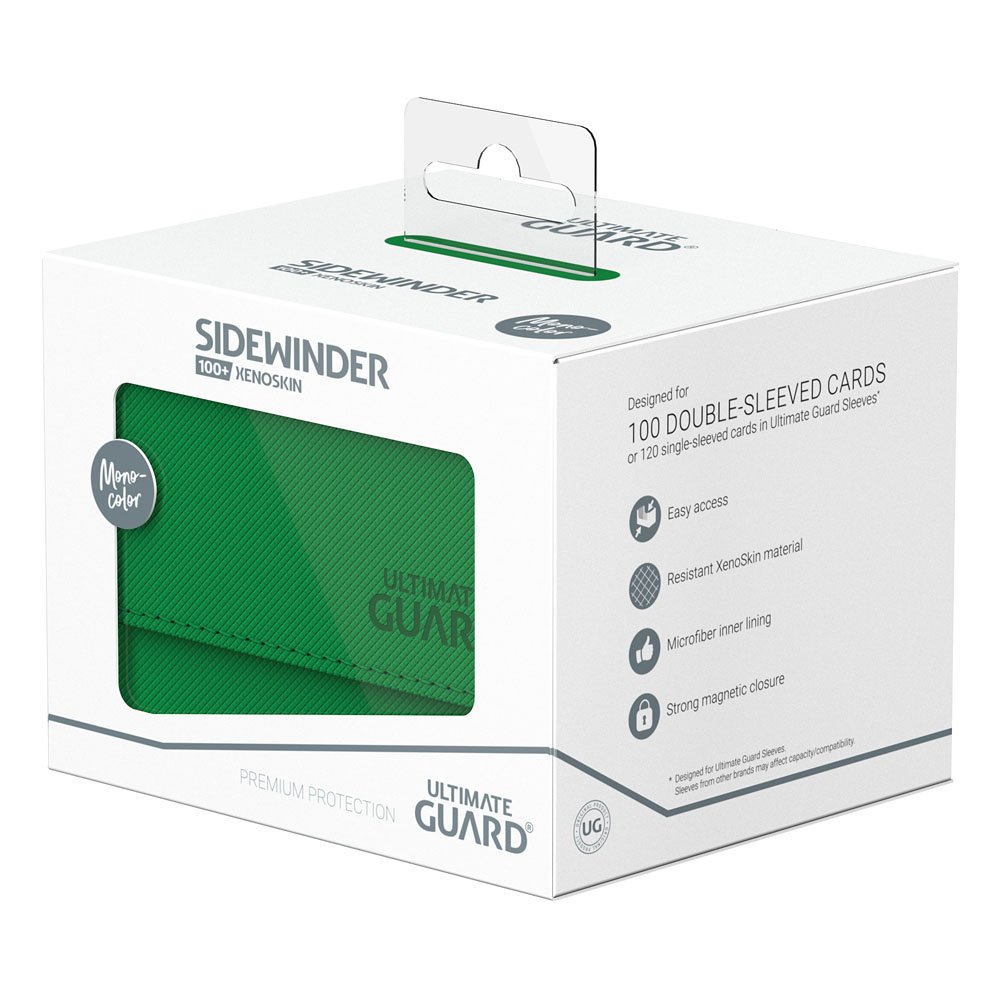 Ultimate Guard Sidewinder 100+ XenoSkin Monocolor Verde