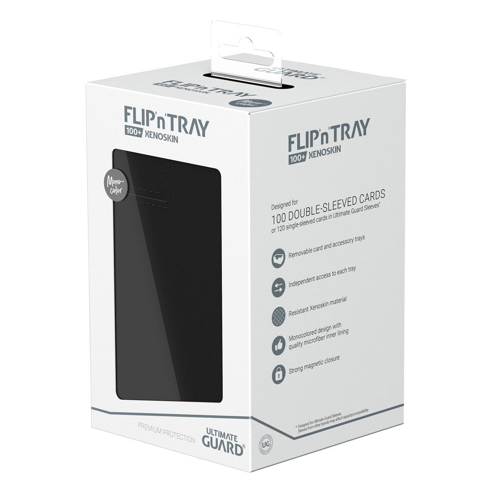 Ultimate Guard Flip`n`Tray 100+ XenoSkin Monocolor Negro