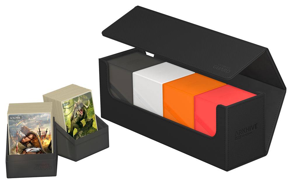 Ultimate Guard Arkhive 400+ XenoSkin Monocolor Negro