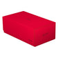 Ultimate Guard Arkhive 800+ XenoSkin Monocolor Rojo
