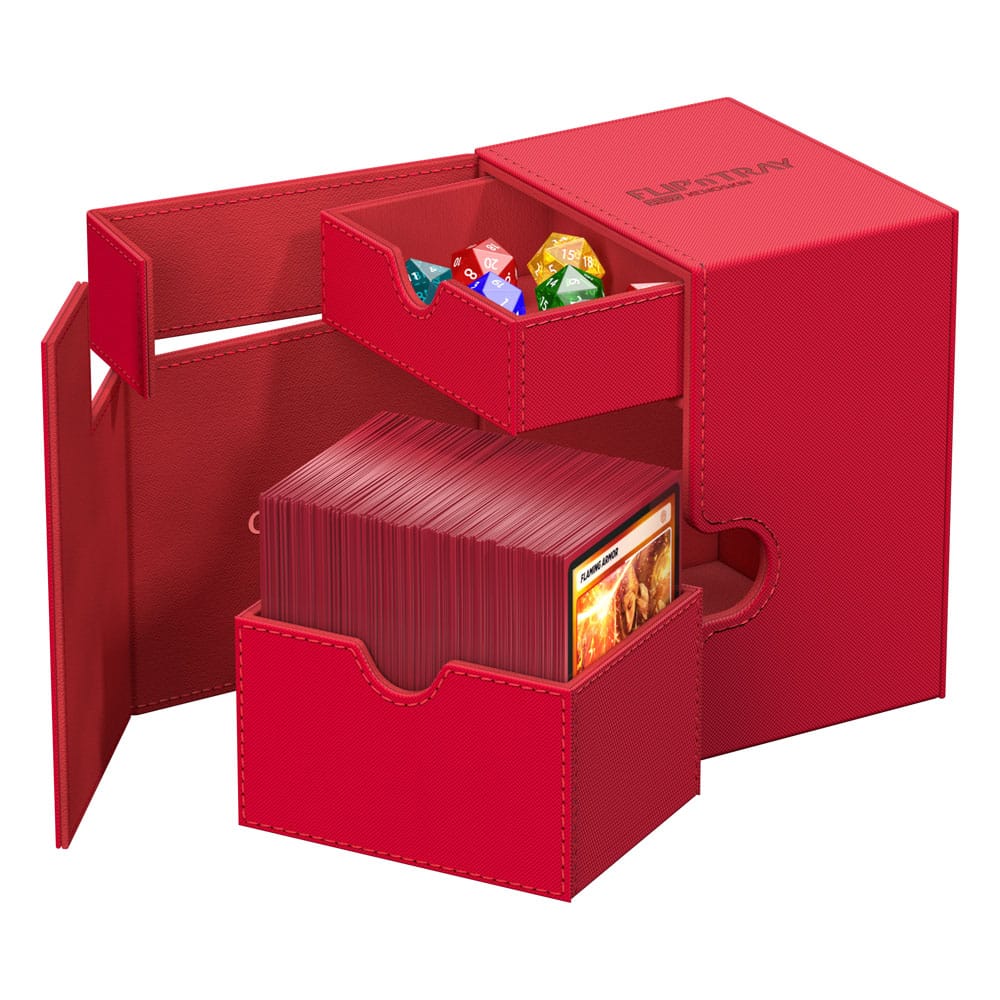 Ultimate Guard Flip`n`Tray 133+ XenoSkin Rojo