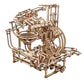 Ugears Puzzle de madera 3D Carrera de Canicas Escalonada
