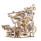 Ugears Puzzle de madera 3D Carrera de Canicas con Elevador por Peldaños