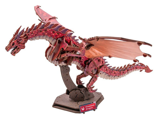 Ugears Maqueta de madera 3D Firestorm Dragon 43 cm