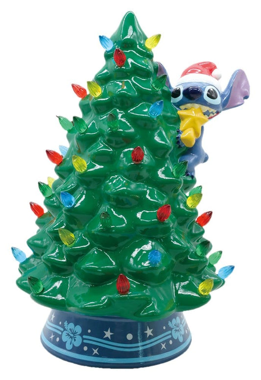 Disney Árbol de Navidad de cerámica con luces Stitch 30 cm