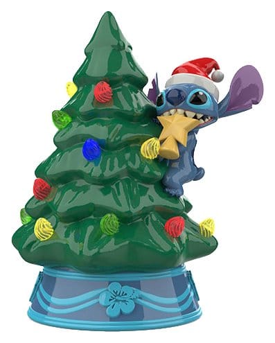 Disney Árbol de Navidad de cerámica con luces Stitch 15 cm