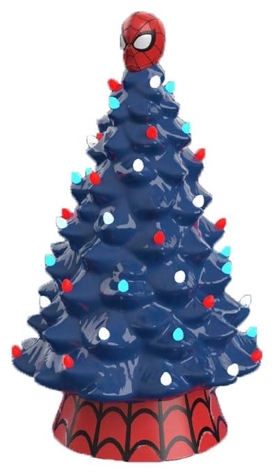 Marvel Árbol de Navidad de cerámica con luces Spider-Man 23 cm