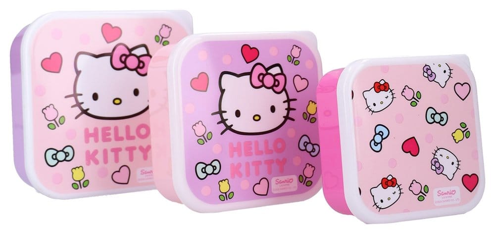 Hello Kitty Fiambrera Set Fresh Bites 12 cm