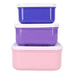 Sanrio Pack de 3 Fiambreras Kuromi Fresh Bites