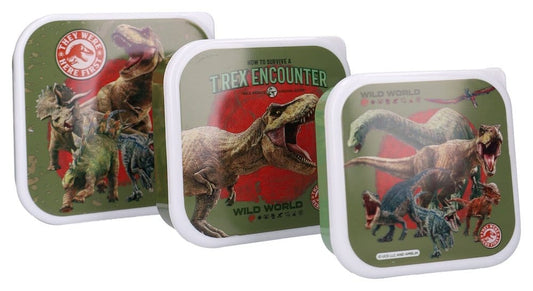 Jurassic World Fiambrera Set Fresh Bites 12 cm