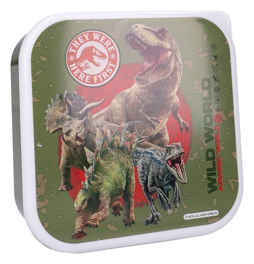 Jurassic World Fiambrera Set Fresh Bites 12 cm